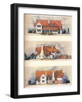 House at the Garden City, Letchworth, C1906-Charles Harrison Townsend-Framed Giclee Print