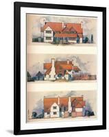 House at the Garden City, Letchworth, C1906-Charles Harrison Townsend-Framed Premium Giclee Print