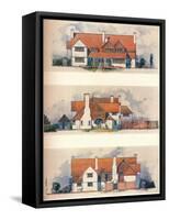 House at the Garden City, Letchworth, C1906-Charles Harrison Townsend-Framed Stretched Canvas