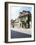 House at the Republic of Uzupis, the Bohemian Heart of the City, Vilnius, Lithuania-Yadid Levy-Framed Photographic Print