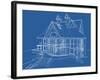 House Blueprint: Technical Draw--Vladimir--Framed Art Print