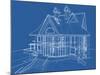 House Blueprint: Technical Draw--Vladimir--Mounted Art Print