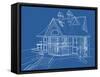 House Blueprint: Technical Draw--Vladimir--Framed Stretched Canvas