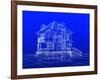 House Blueprint-Mike_Kiev-Framed Art Print