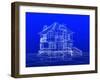 House Blueprint-Mike_Kiev-Framed Art Print