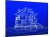 House Blueprint-Mike_Kiev-Mounted Art Print