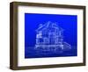 House Blueprint-Mike_Kiev-Framed Art Print