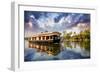 House Boat in Backwaters-Marina Pissarova-Framed Photographic Print