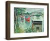 House Boats, Loch Lomond-George Leslie Hunter-Framed Giclee Print