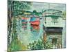 House Boats, Loch Lomond-George Leslie Hunter-Mounted Giclee Print