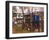 House Boats, Loch Lomond-George Leslie Hunter-Framed Giclee Print