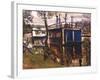 House Boats, Loch Lomond-George Leslie Hunter-Framed Giclee Print