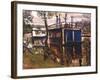 House Boats, Loch Lomond-George Leslie Hunter-Framed Giclee Print