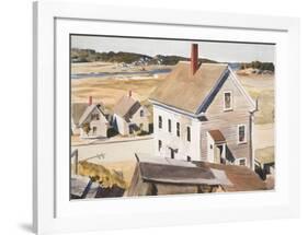 House By 'squam River, Gloucester (cape Ann, Massachusetts), 1926-Edward Hopper-Framed Art Print