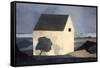 House by the Shore-Mary Calkins-Framed Stretched Canvas