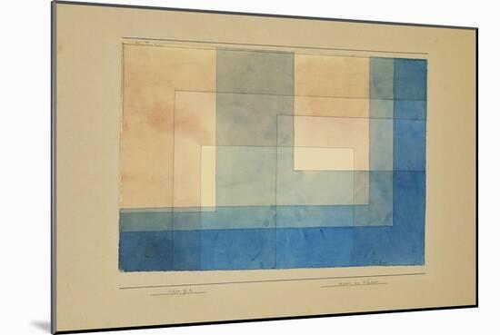 House by the Water-Paul Klee-Mounted Giclee Print