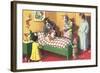 House Call for Crazy Cats-null-Framed Art Print