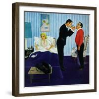 "House Call," March 25, 1961-George Hughes-Framed Giclee Print