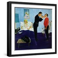 "House Call," March 25, 1961-George Hughes-Framed Giclee Print