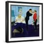 "House Call," March 25, 1961-George Hughes-Framed Premium Giclee Print