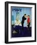 "House Call," Saturday Evening Post Cover, March 25, 1961-George Hughes-Framed Giclee Print