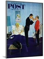 "House Call," Saturday Evening Post Cover, March 25, 1961-George Hughes-Mounted Giclee Print