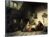 House Concert-Ferdinand de Braekeleer the Elder-Stretched Canvas