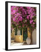 House Covered in Bougainvillea, Paxos, the Ionian Islands, Greek Islands, Greece, Europe-Neil Farrin-Framed Photographic Print