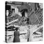 House Destroyed by a Bomb, Armentières, France, World War I, C1914-C1918-Nightingale & Co-Stretched Canvas