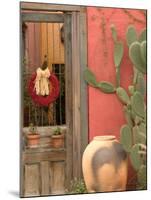 House Detail, Presidio Historic District, Tucson, Arizona, USA-Walter Bibikow-Mounted Photographic Print