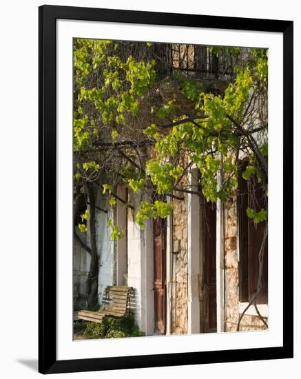 House Detail, Troianata, Kefalonia, Ionian Islands, Greece-Walter Bibikow-Framed Photographic Print