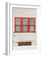 House Detail, Winter, Crested Butte, Colorado, USA-Walter Bibikow-Framed Photographic Print