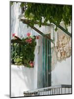 House Detail, Yacht Harbor, Fiskardo, Kefalonia, Ionian Islands, Greece-Walter Bibikow-Mounted Photographic Print