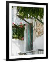 House Detail, Yacht Harbor, Fiskardo, Kefalonia, Ionian Islands, Greece-Walter Bibikow-Framed Photographic Print