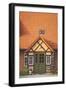 House Entrance Into Some Classic Northern German Brick Houses In Rerik, Germany-Axel Brunst-Framed Photographic Print