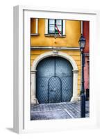 House Exterior On Castle Hill, Budapest, Hungary-George Oze-Framed Photographic Print