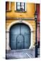 House Exterior On Castle Hill, Budapest, Hungary-George Oze-Stretched Canvas