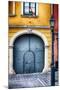House Exterior On Castle Hill, Budapest, Hungary-George Oze-Mounted Photographic Print