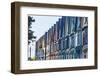 House Facades, Cobh City, Ireland-George Oze-Framed Photographic Print