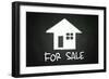 House for Sale-airdone-Framed Art Print