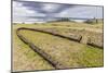 House Foundation and Sevem Moai in the Tahai Archaeological Zone-Michael-Mounted Photographic Print