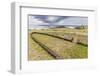 House Foundation and Sevem Moai in the Tahai Archaeological Zone-Michael-Framed Photographic Print