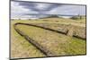 House Foundation and Sevem Moai in the Tahai Archaeological Zone-Michael-Mounted Photographic Print