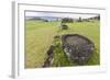 House Foundation and Seven Moai in the Tahai Archaeological Zone-Michael-Framed Photographic Print