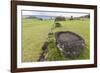 House Foundation and Seven Moai in the Tahai Archaeological Zone-Michael-Framed Photographic Print