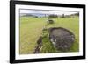 House Foundation and Seven Moai in the Tahai Archaeological Zone-Michael-Framed Photographic Print