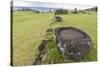 House Foundation and Seven Moai in the Tahai Archaeological Zone-Michael-Stretched Canvas