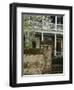 House front with balcony, Charleston, South Carolina, USA-Corey Hilz-Framed Premium Photographic Print