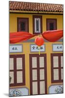 House Frontage, Chinatown, Singapore-Peter Adams-Mounted Photographic Print