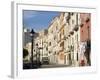 House Fronts and Laundry, Trapani, Sicily, Italy-Ken Gillham-Framed Photographic Print